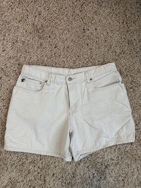Polo by Ralph Lauren Cream Denim Jean Shorts